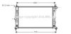 AVA QUALITY COOLING SB2055 Radiator, engine cooling